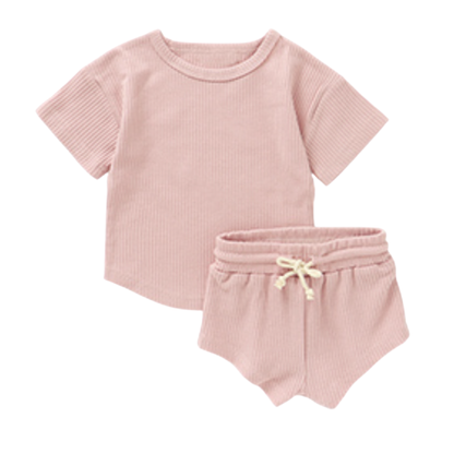 PRESALE Waffle Knit Shorts Set *mid-July