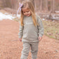 Organic Cotton Hoodie Jogger Set - Sage or Purple