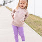 Crewneck, Hoodie or Sweatshirt Romper - Mauve