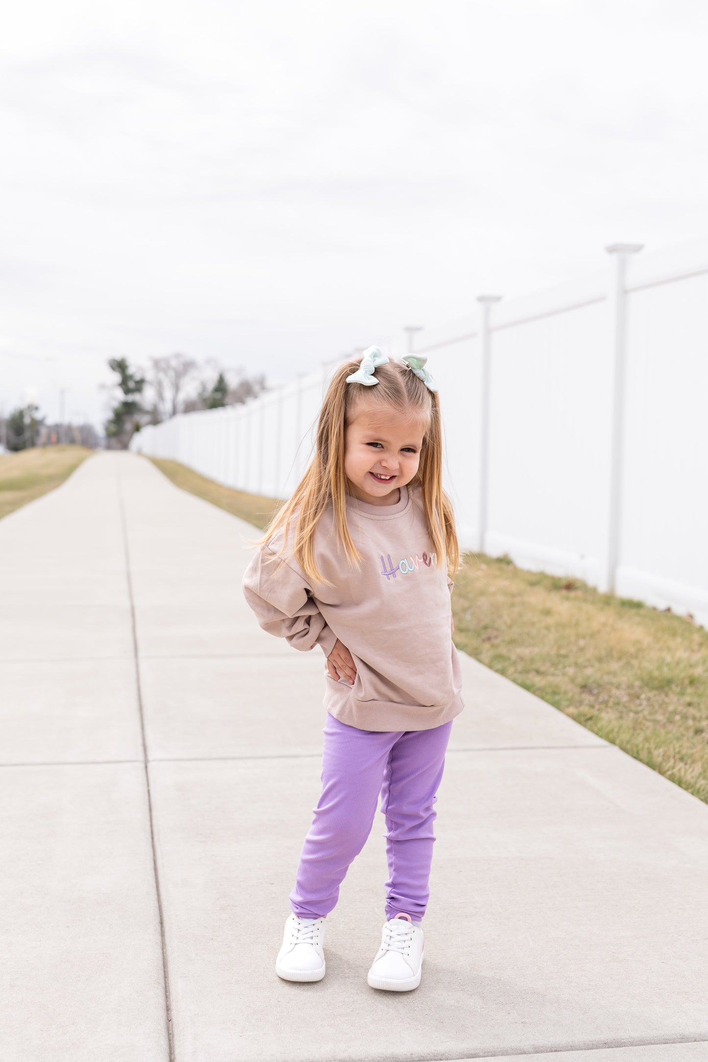 Crewneck, Hoodie or Sweatshirt Romper - Mauve
