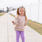Crewneck, Hoodie or Sweatshirt Romper - Mauve