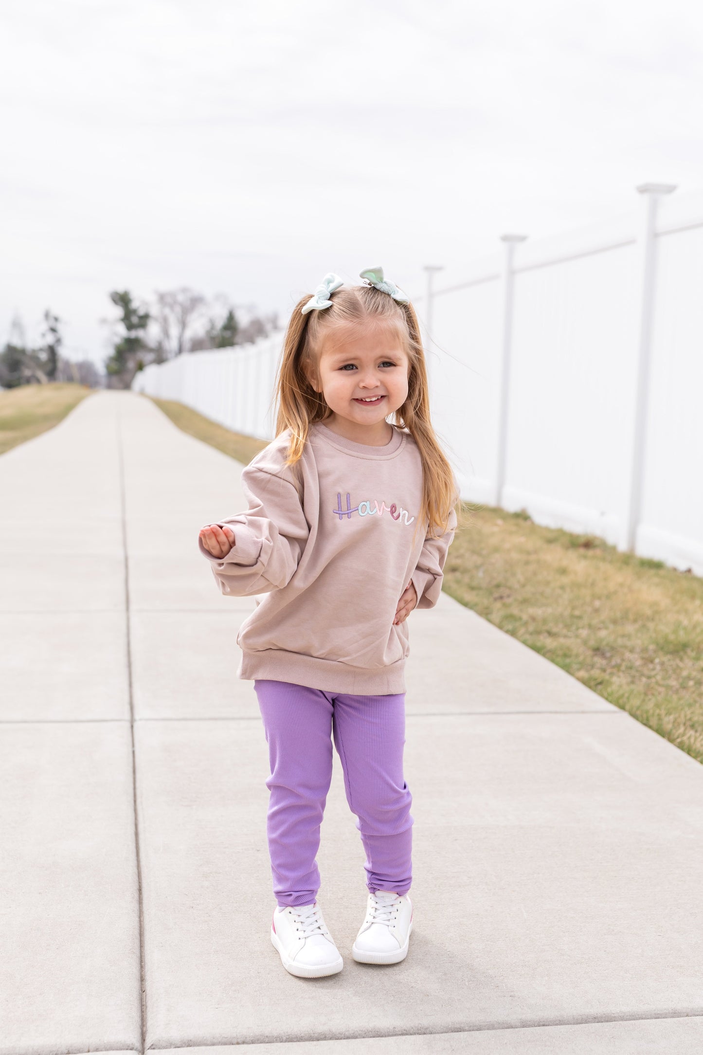 Crewneck, Hoodie or Sweatshirt Romper - Mauve