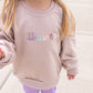 Crewneck, Hoodie or Sweatshirt Romper - Mauve