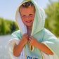 Seersucker Stripe Beach Towel Poncho - more colors