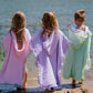 Seersucker Stripe Beach Towel Poncho - more colors