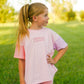 PRESALE Colorblock Oversized Tee or Biker Set - Pink & Purple *mid-July