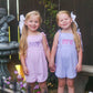 Girls Tie-Strap Striped Romper - more colors