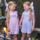 Girls Tie-Strap Striped Romper - more colors