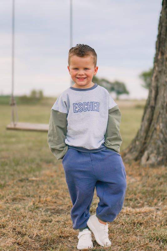 PREORDER Colorblock Cozy Jogger Set