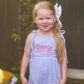 Girls Tie-Strap Striped Romper - more colors