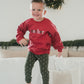 Christmas Crewneck Sweatshirt or Jogger Set - Red or Green