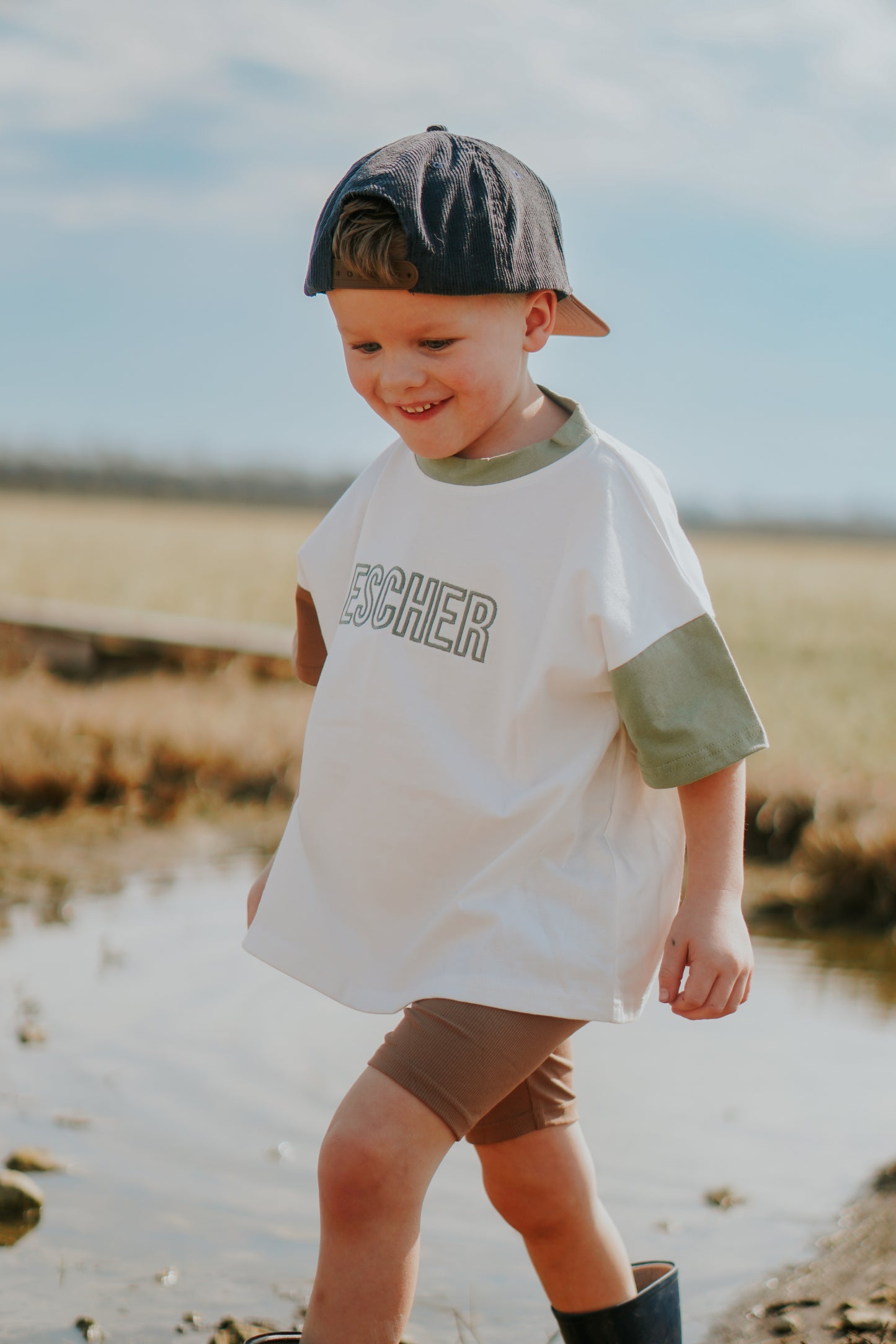 PRESALE Colorblock Tee or Biker Shorts Set *end of June