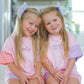 PRESALE Colorblock Oversized Tee or Biker Set - Pink & Purple *mid-July