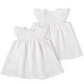 Organic Cotton Muslin Dress - White *4T Only