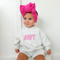 PREORDER Gray Heather Mock Neck Sweatshirt or Shorts Set - Kids or Adult *early December