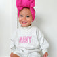PREORDER Gray Heather Mock Neck Sweatshirt or Shorts Set - Kids or Adult *early December