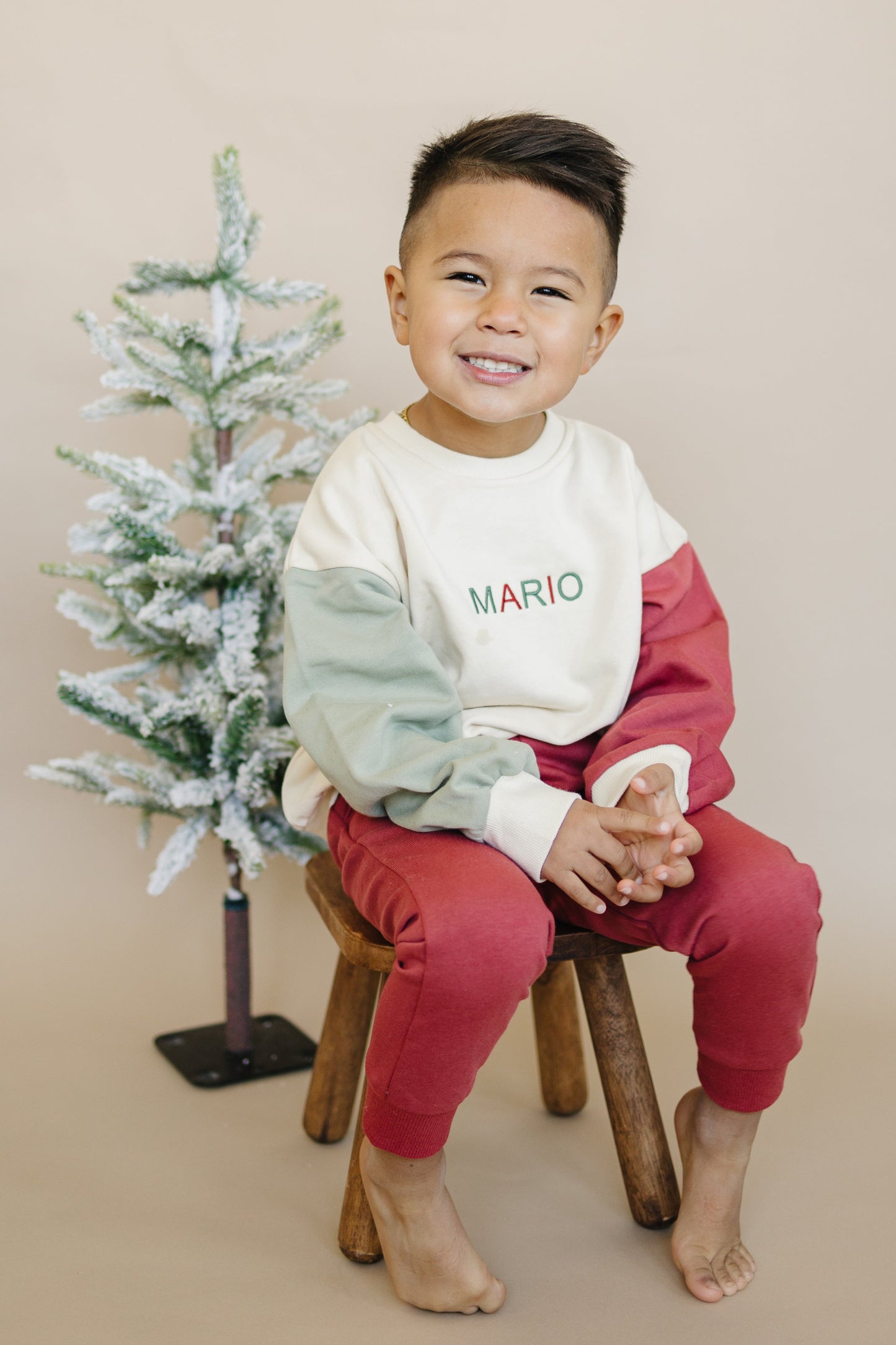 Christmas Crewneck Sweatshirt or Jogger Set - Red or Green