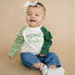 Green Colorblock LS Tee - St. Patrick's Day