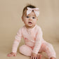 Blank Organic Cotton Zippy Romper - Pink
