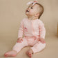 Blank Organic Cotton Zippy Romper - Pink