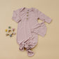 Newborn Bamboo Knotted Gown & Hat Set