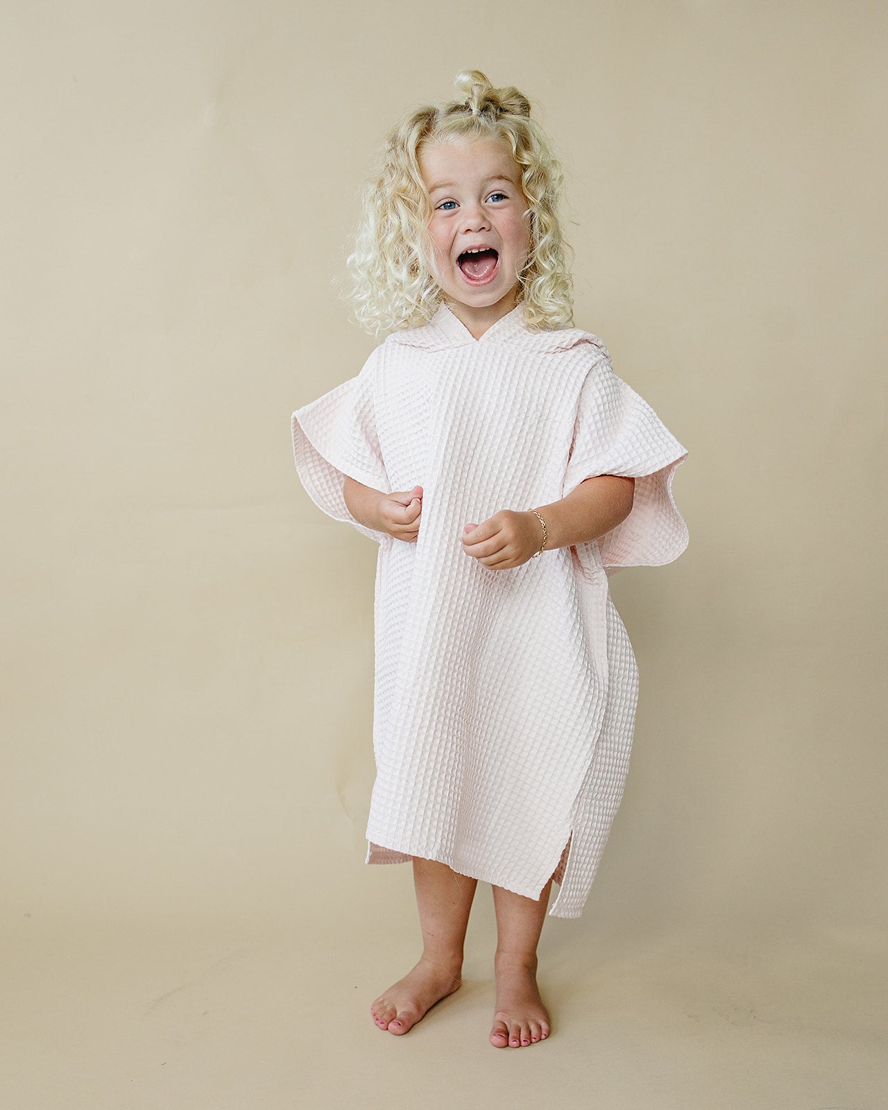Waffle Beach Towel Poncho - more colors
