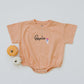T-Shirt Romper - Creamsicle Orange