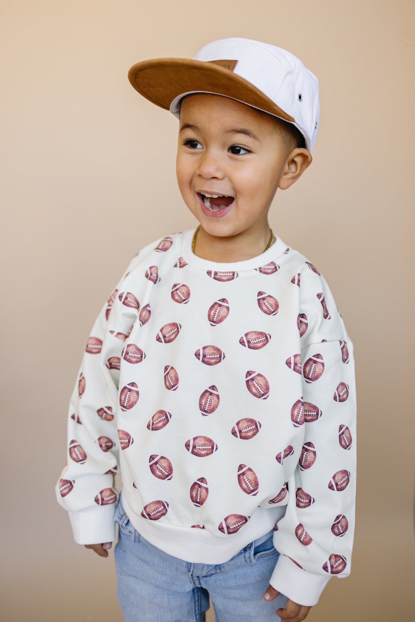 GAMEDAY PRESALE Football Print Sweatshirt - Early August