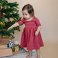 Organic Cotton Twirl Dress - Christmas
