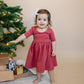 Organic Cotton Twirl Dress - Christmas