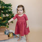 Organic Cotton Twirl Dress - Christmas
