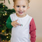 Organic Cotton Colorblock Christmas Tee