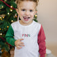 Organic Cotton Colorblock Christmas Tee