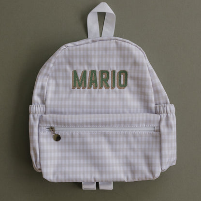Toddler Backpack - Gingham or Floral Print