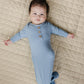Newborn Bamboo Knotted Gown & Hat Set