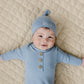 Newborn Bamboo Knotted Gown & Hat Set