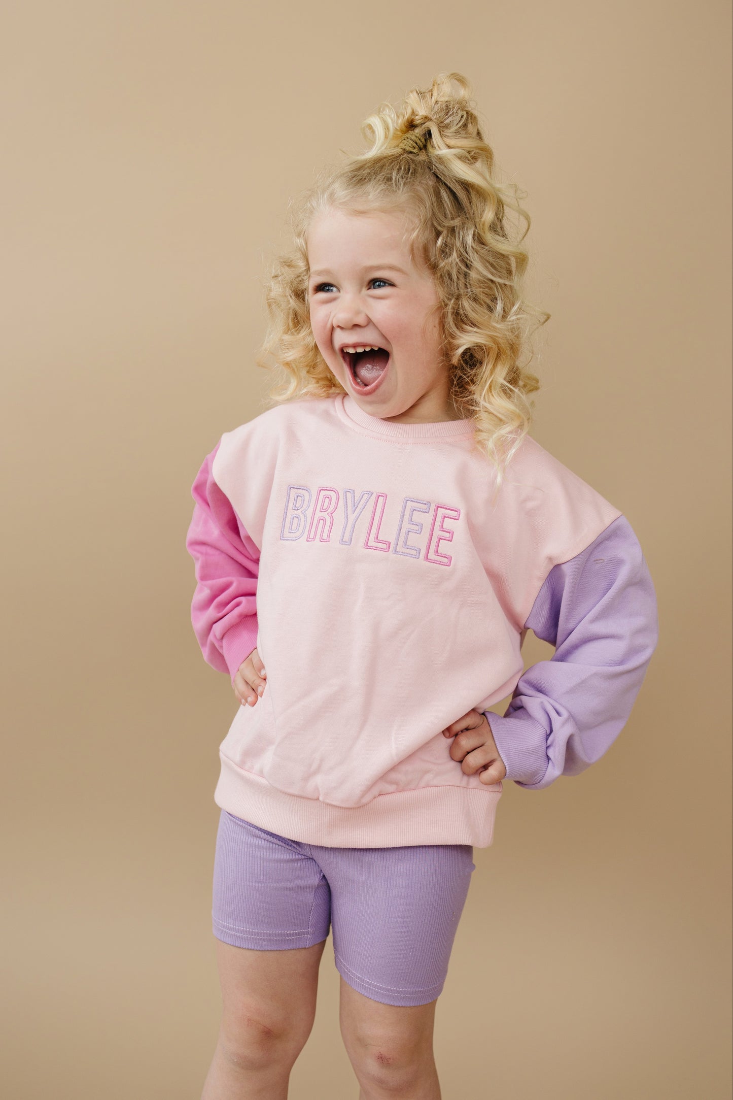 Colorblock Crewneck Sweatshirt