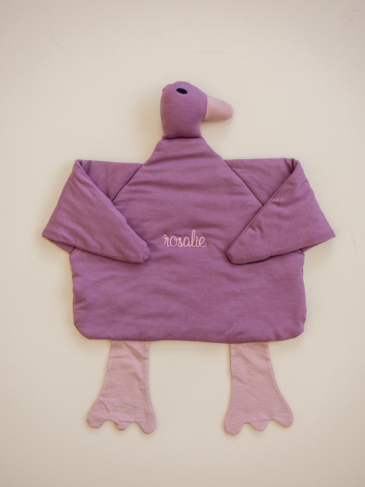Bamboo Purple Duck Lovey XL Plush
