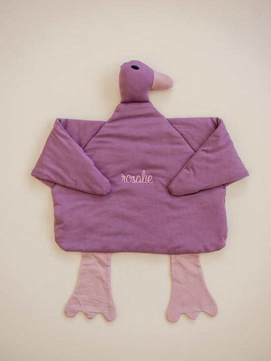 Bamboo Purple Duck Lovey XL Plush