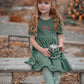 Organic Cotton Twirl Dress - Christmas