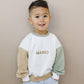 Custom Embroidered Colorblock Crewneck Sweatshirt - Little Joy Co.