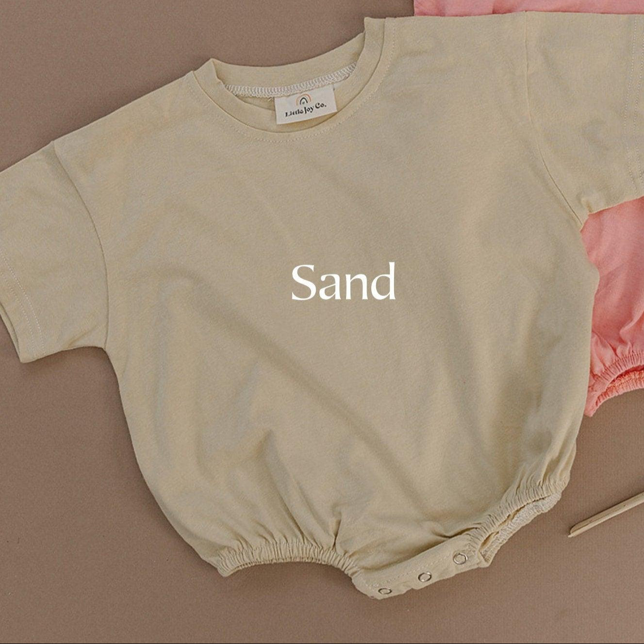 Custom Embroidered T - Shirt Romper - more colors - Little Joy Co.