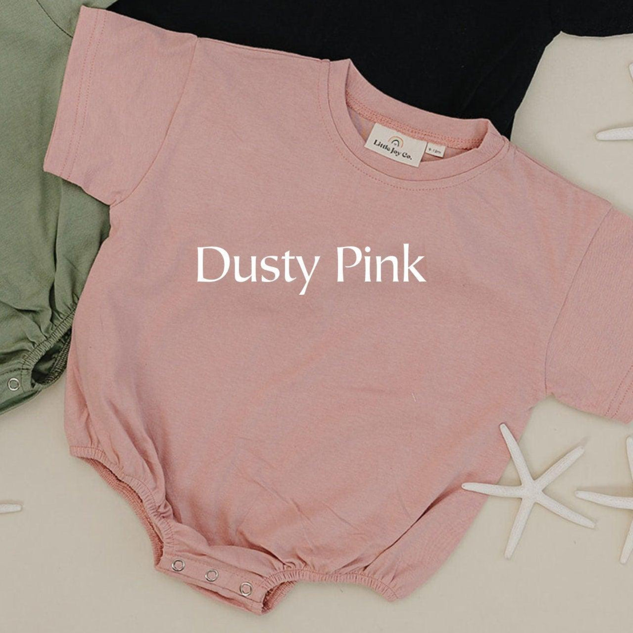 Custom Embroidered T - Shirt Romper - more colors - Little Joy Co.