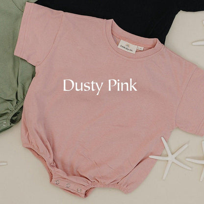 Custom Embroidered T - Shirt Romper - more colors - Little Joy Co.