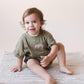 Custom Embroidered T - Shirt Romper - more colors - Little Joy Co.