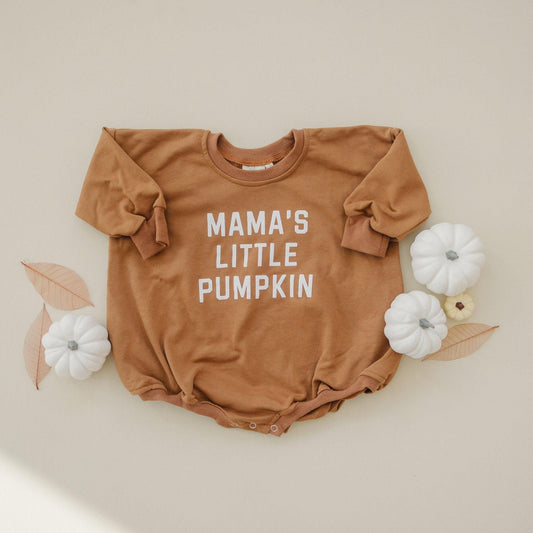 Crewneck Sweatshirt or Sweatshirt Romper - Burnt Orange